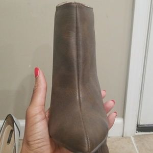 Brown booties